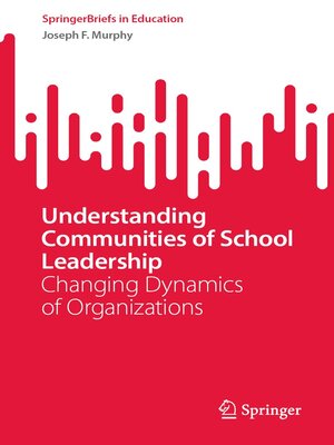 cover image of Understanding Communities of School Leadership